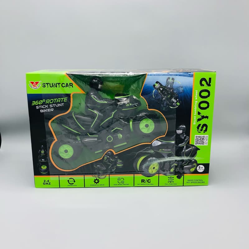 Rc Spinning Wheel Stunt Motor Bike