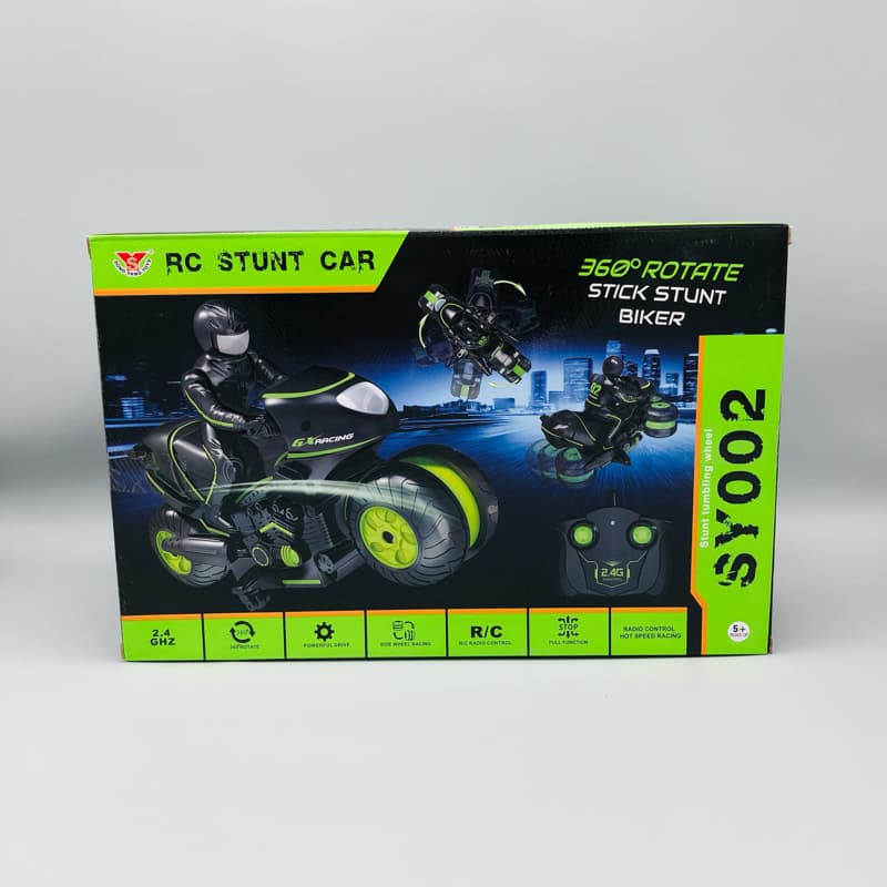 Rc Spinning Wheel Stunt Motor Bike