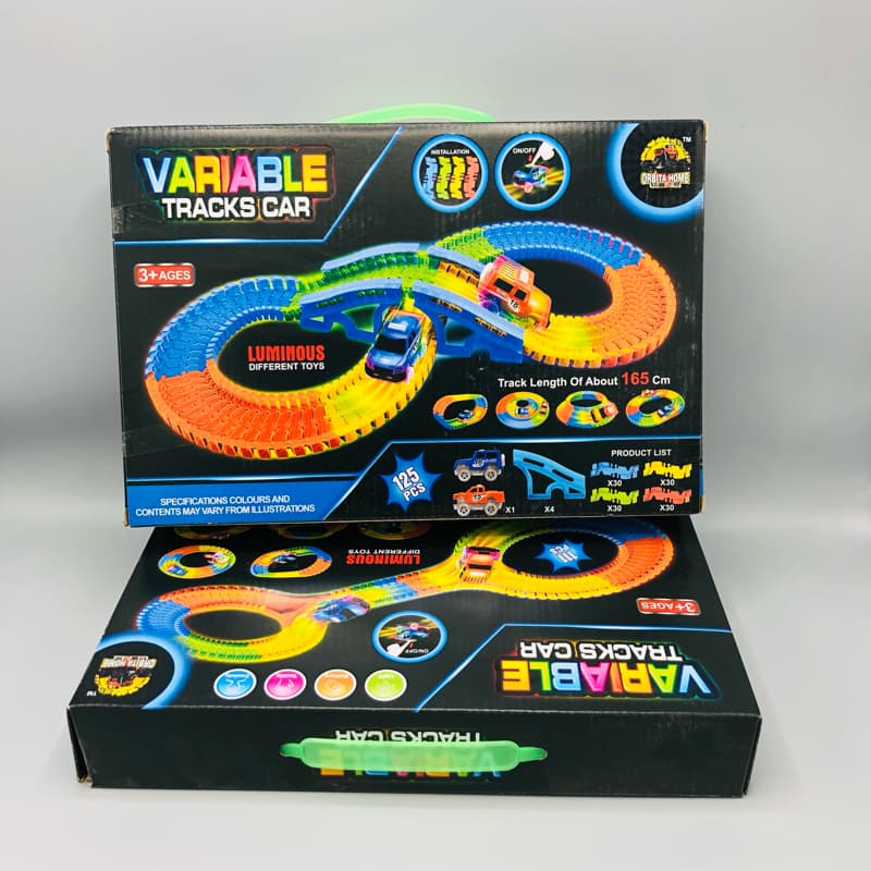 Variable Magic Glowing Cars Track