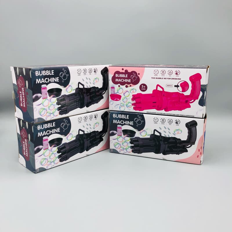 Bubble machine gun